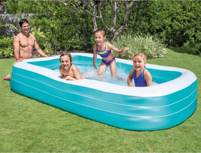 Intex 305x183cm Swim Center Family Inflatable Swimming Pool Backyard