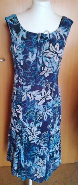 Kingfield * Luftiges Sommer-Kleid * Gr. 38 * Blau-Weiß * geblümt * NEU👍