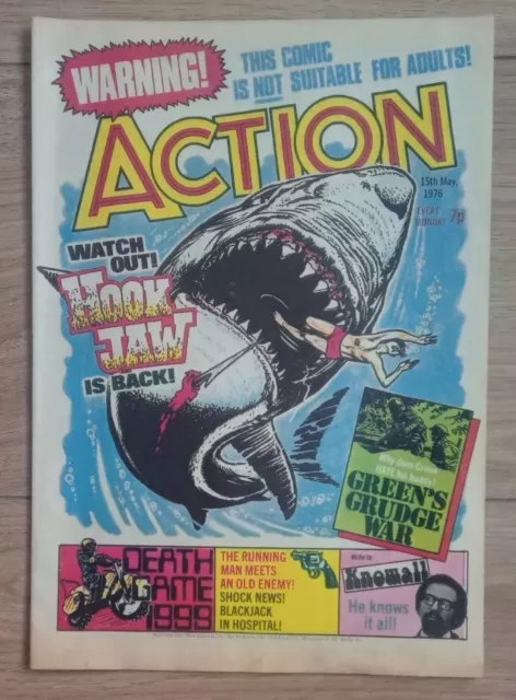 ACTION COMIC #14 PRE BAN UK COMIC 15th MAY 1976