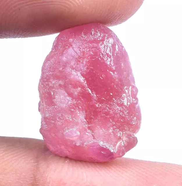 20.60 Ct Untreated Facet Red Ruby Burmese Rare 100% Natural Rough Certified