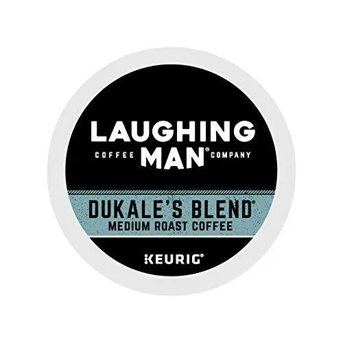Laughing Man Dukale's Blend, Single-Serve Keurig K-Cup Pods, Medium Roast Cof...
