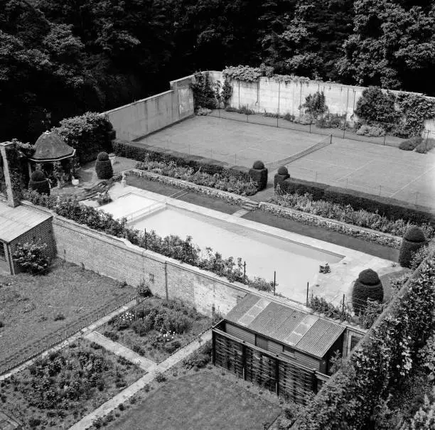 Swimming Pool At Cliveden 1963 Old Photo