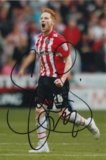 Stephen Quinn Hand Signed 6X4 Photo - Football Autograph - Sheffield United.