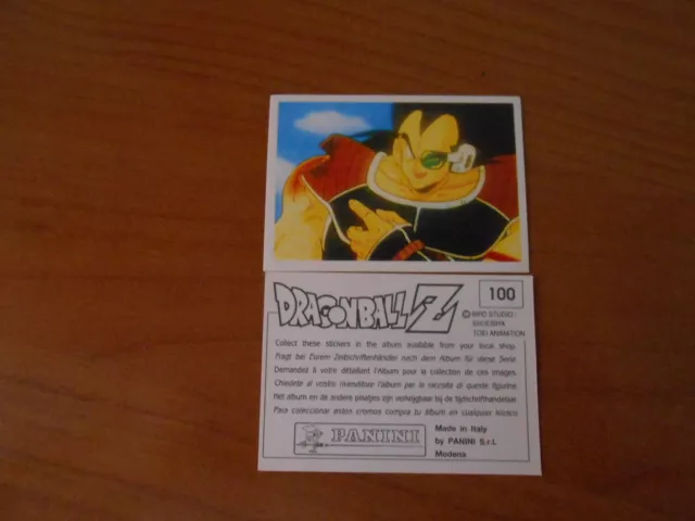 Figurina Dragonball Z - Ed. Panini Anno 2000 - N. 100