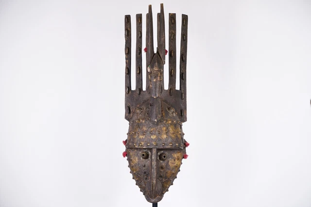 Bamana Marka African Mask with Antelope 29" - Mali