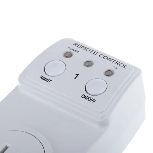 Prise de commutateur de télécommande 2PCS avec 1 télécommande 5