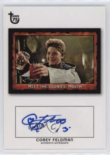 2013 Topps 75th Anniversary Pop Culture Auto Corey Feldman Auto 5m1