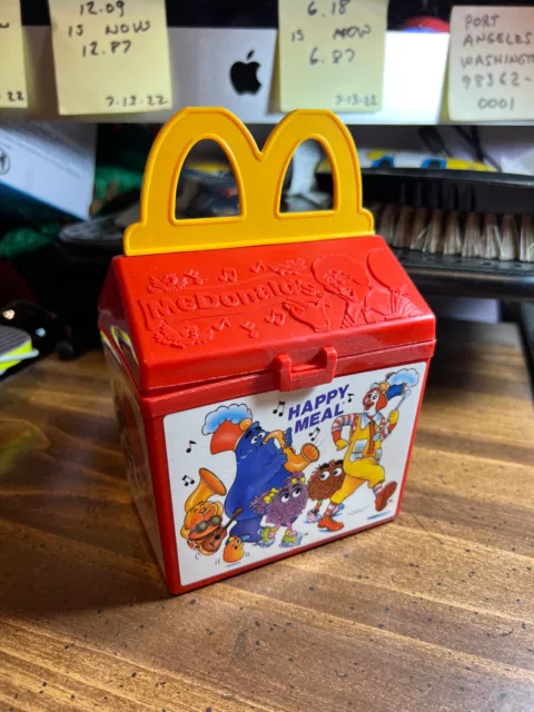 McDonald's Fisher Price Happy Meal Lunch Box Toy Vintage (Box Only) ~  EUC