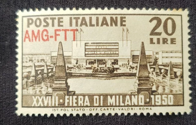 Italy Colony Stamp Trieste AMG-FTT mint never  hinged original gum #AW8