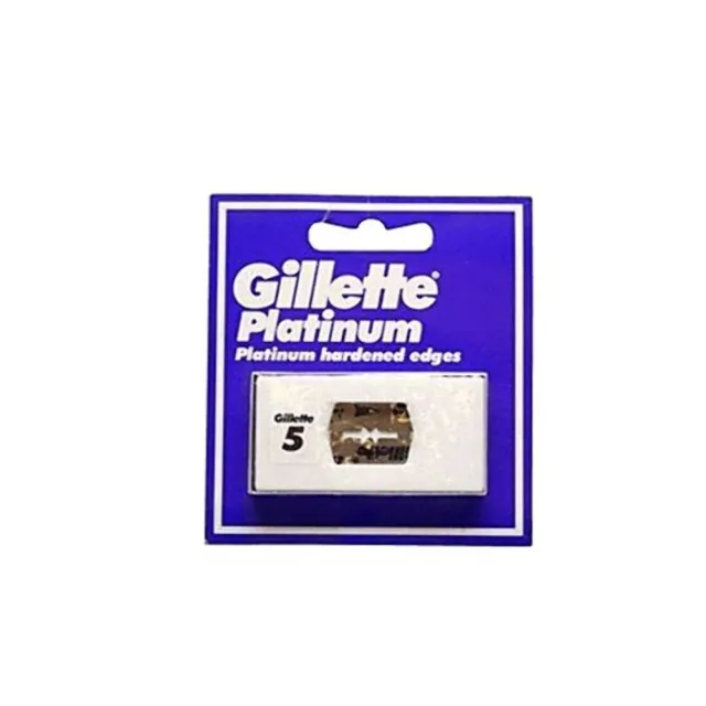 Gillette Platinum Lame X 5