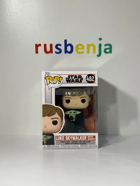 Funko Pop! Star Wars Luke Skywalker with Grogu #482