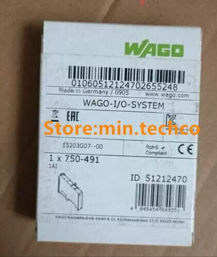 NEW WAGO 750-491 PLC Module 750-491