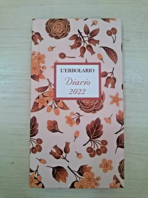 Diario Agenda 2022 BACCHE FIORI LEGNI L'erbolario