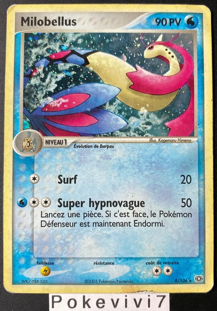 Carte Pokemon MILOBELLUS 8/106 Holo Bloc EX Emeraude FR