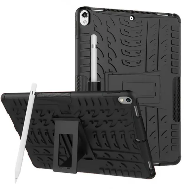 Schutz Hülle für Apple iPad Robust Tablet Tasche Case Cover Slim Outdoor Schwarz