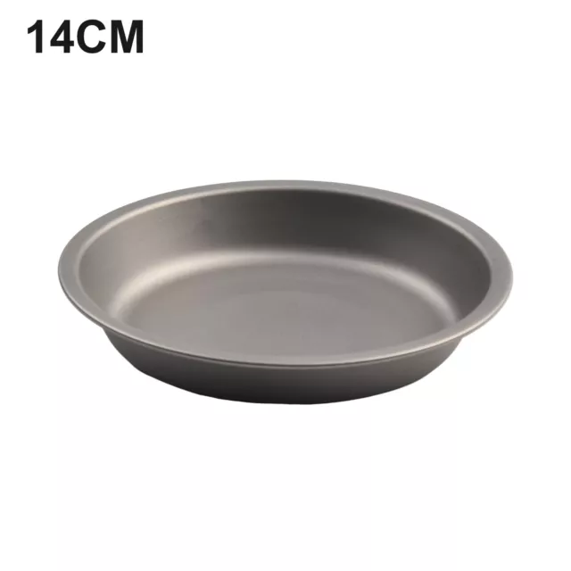 Titanium Dish Plate Outdoor Camping Pan Tableware Cookware-For Food Fruit Sauce