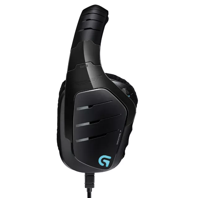 Casque de jeu filaire son surround Logitech G633 Artemis Spectrum RGB 7,1 3