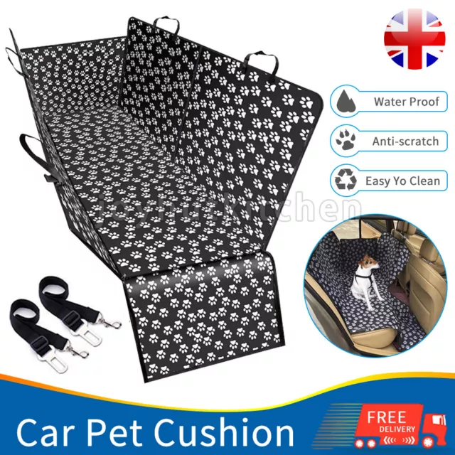 Car Rear Back Seat Cover Pet Dog Cat Auto Protector Waterproof Hammock Mat UK
