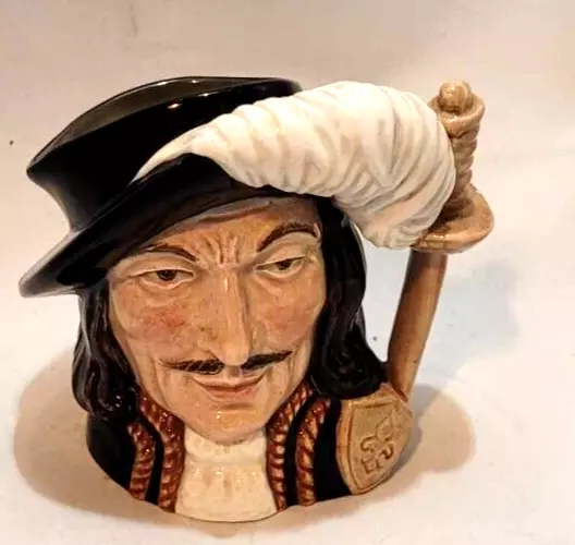 Vintage Royal Doulton Character Jug Small athos musketeer