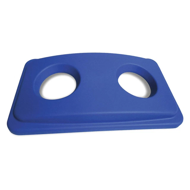 TOUGH GUY 5DMY7 Recycling Top,Plastic,Blue