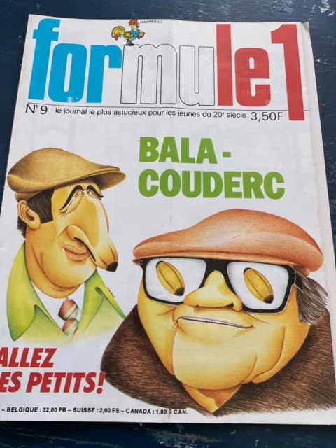Collector! 1978 ALLEZ LES PETITS COUDERC ALBALADEJO dans journal formule 1