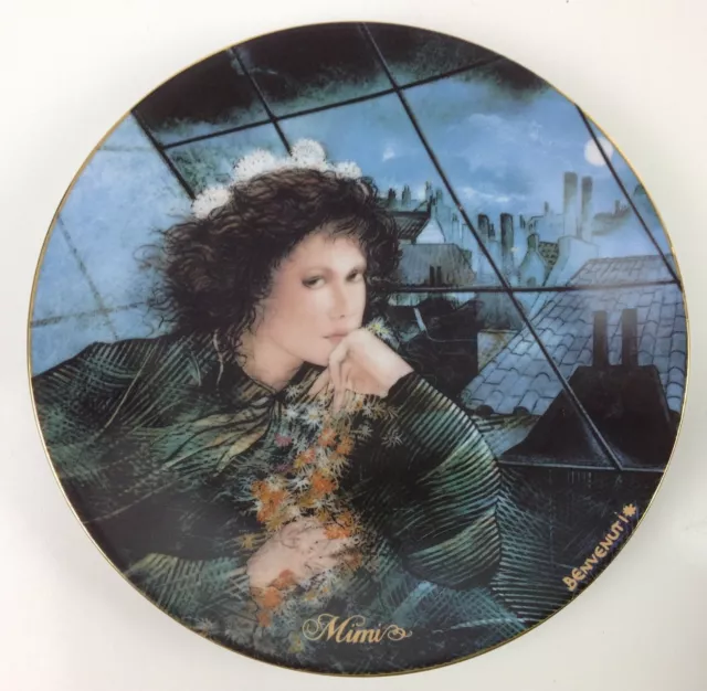 Le Porcellane Fontana dei Medici "Mimi" opera collectors plate limited edition