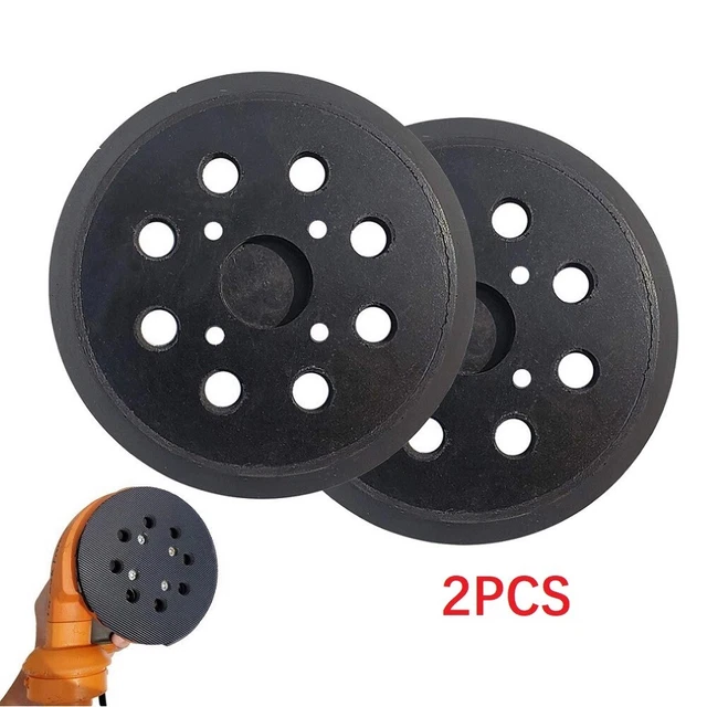 2 Pièces 5-inch Crochet Et Boucle Ponceuse Soutien Patin 125mm for Ryobi RS290