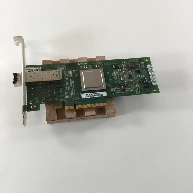 QLOGIC QLE2560-HP SINGLE Port 8GbE PCIe HBA Adapter $10.00