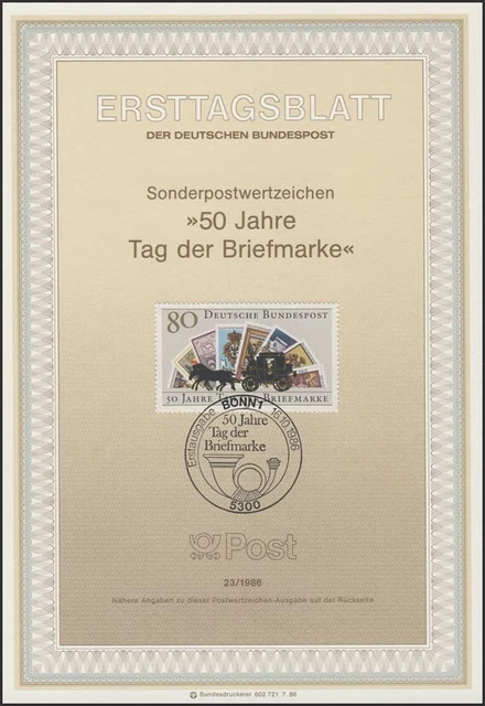 ETB 23/1986 Tag der Briefmarke