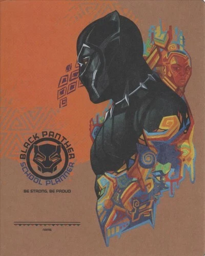 Black Panther School Planner : Includes Dry-Erase Pages & Stickers, Paperback...