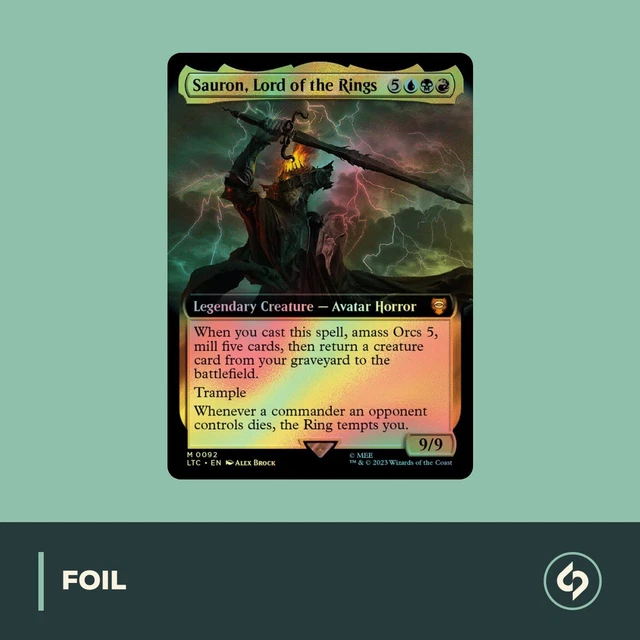 Saruman, The White Hand Prints In English Magic: The Gathering - Foto 11