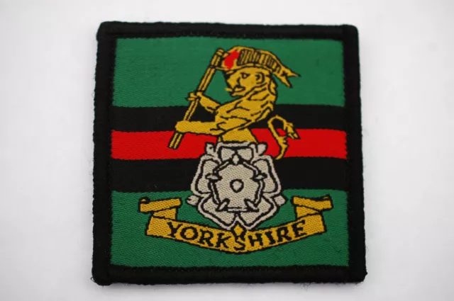 BRITISH ARMY - The Yorkshire Regiment - Morale Vel-cro Patch no1004