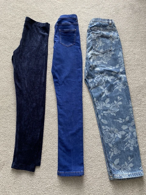 Jeans skinny per ragazze Fatface & NEXT, pacchetto pantaloni blu età 12-13
