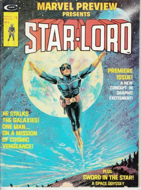 MARVEL PREVIEW Presents Starlord #4 January 1976 1st Guardians of the Galaxy