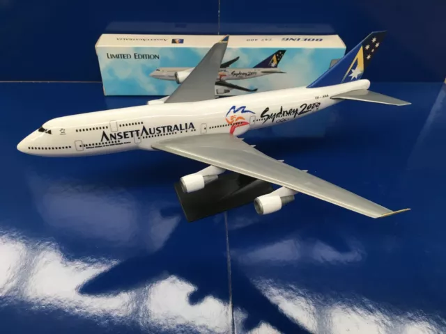 ANSETT AUSTRALIA BOEING B747-400 OLYMPIC AIRCRAFT MODEL (Limited Edition)