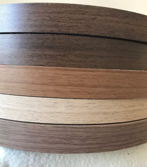 Walnut Melamine iron on Edging Tape 19mm & 22mm