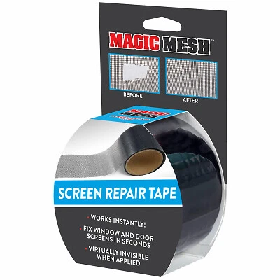 MM401112 Magic Mesh Screen Repair Tape, 9-Ft. - Quantity 1