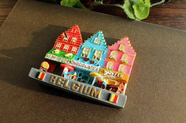 Belgien Reiseandenken Souvenir 3D Kühlschrankmagnete Reise Fridge Magnet