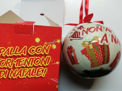 Brandani PALLA CON TORMENTONI DI NATALE CONAD BRANDANI CHE TI PORTA LA BEFANA PALLINA 