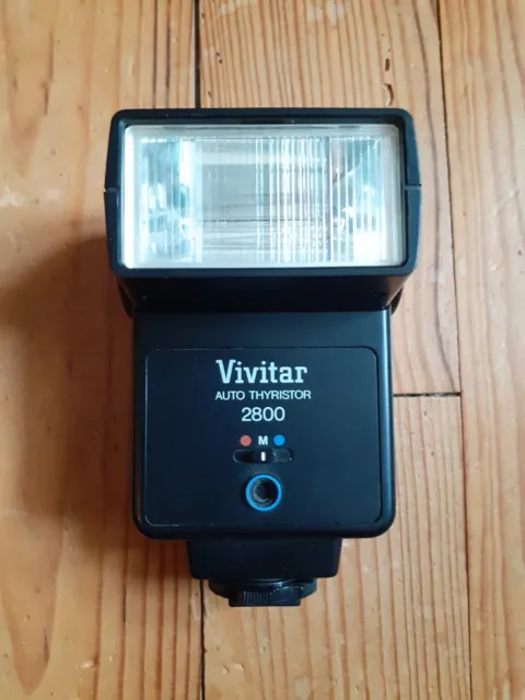 Flash appareil photo ancien Vivitar auto thyristor 2800 orientable