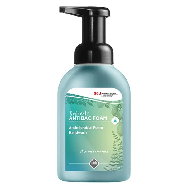 SC  Professional Refresh™ AntiBac FOAM Hand Wash, 10 oz Pump Bottle, 16/Case