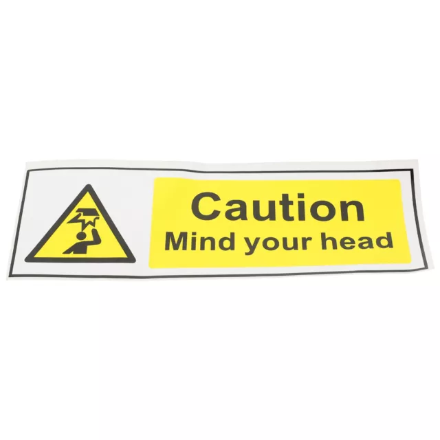 Caution Mind Your Head Safety Sign Sticker