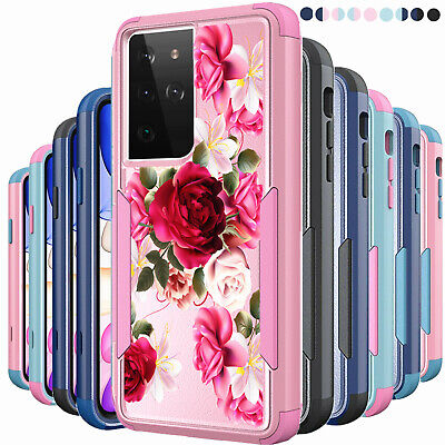For Samsung Galaxy S21 FE S22 Plus Ultra Case Armor Shockproof Phone Cover