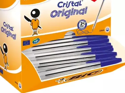 10x BIC Kugelschreiber Cristal Original, blau, 10er,