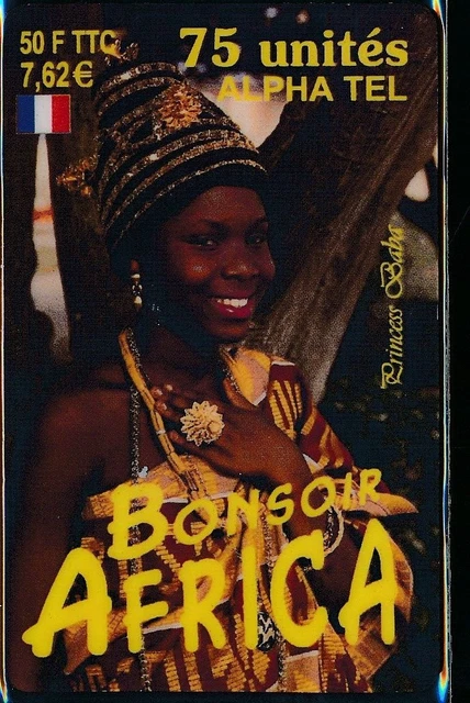 PREPAID ALPHATEL BONSOIR AFRICA ref PRS 10/4