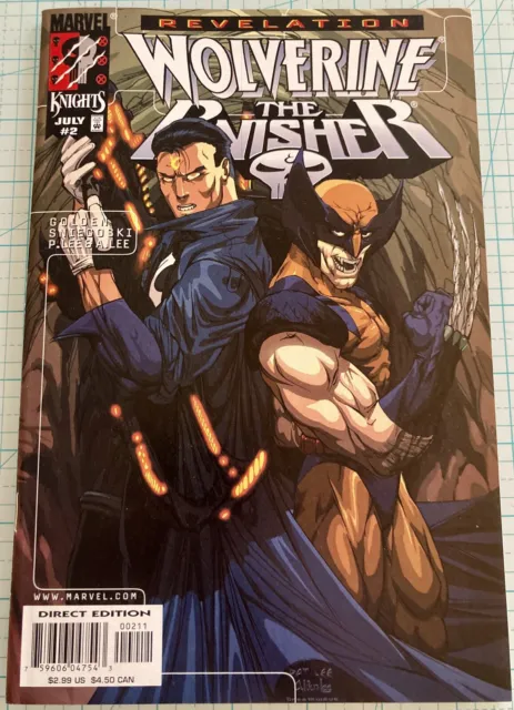 Wolverine Punisher Revelation #2 High Grade NM Pat Lee 1999 Marvel Knights