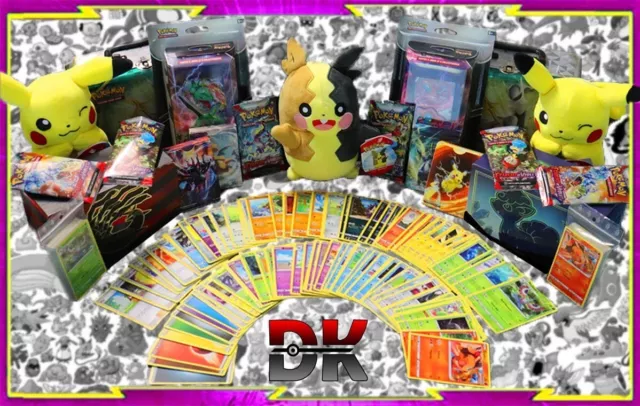 Lot 50 Cartes Pokemon Différentes Françaises 💘Cadeaux💘 100PV/Brillantes/Rares