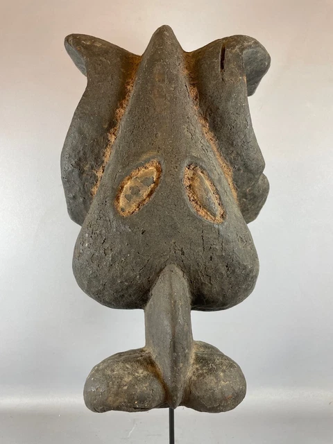 220623 - Rare & Old Tribal used African Mambila mask - Cameroon.