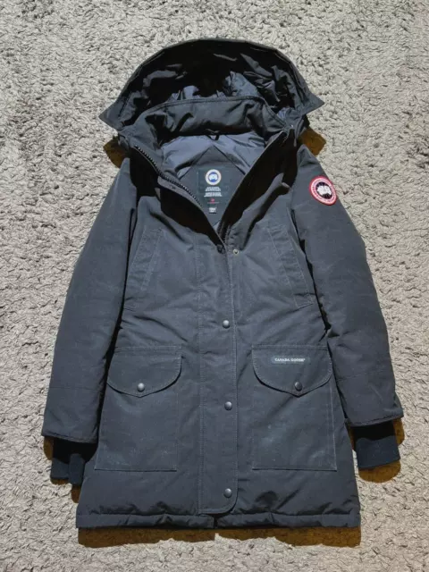 Canada Goose (Womens  Size S ) Trillium Down Parka  Jacket Coat  Black - 6550L