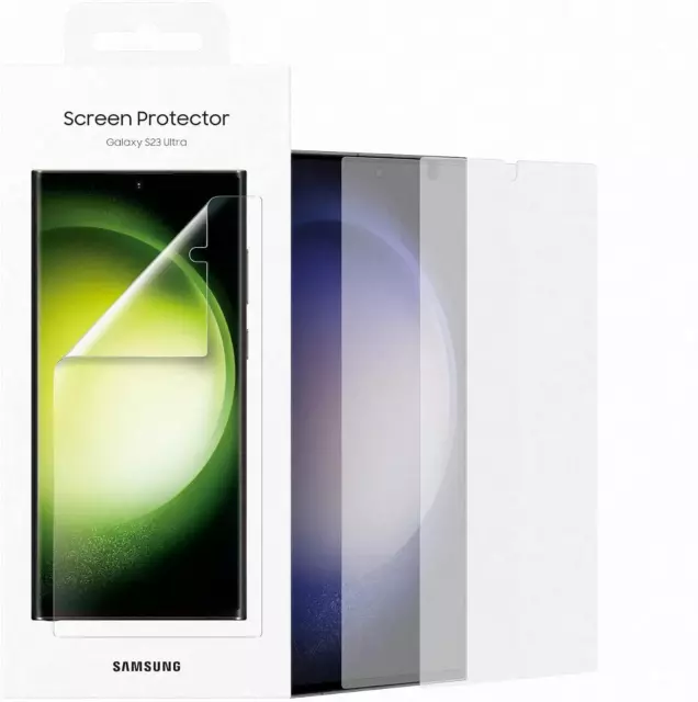 Genuine / Official Samsung Galaxy S23 Ultra Screen Protector (2 pack) - New